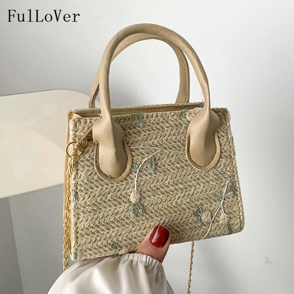 2022 New Beach Women Shoulder Bags Diagonal Female Hand-held Straw Crossbody Bags Female Chain Print Mini Square Fashion Bags
2022 New Beach Women Shoulder Bags Diagonal Female Hand-held Straw Crossbody Bags Female Chain Print Mini Square Fashion Bags