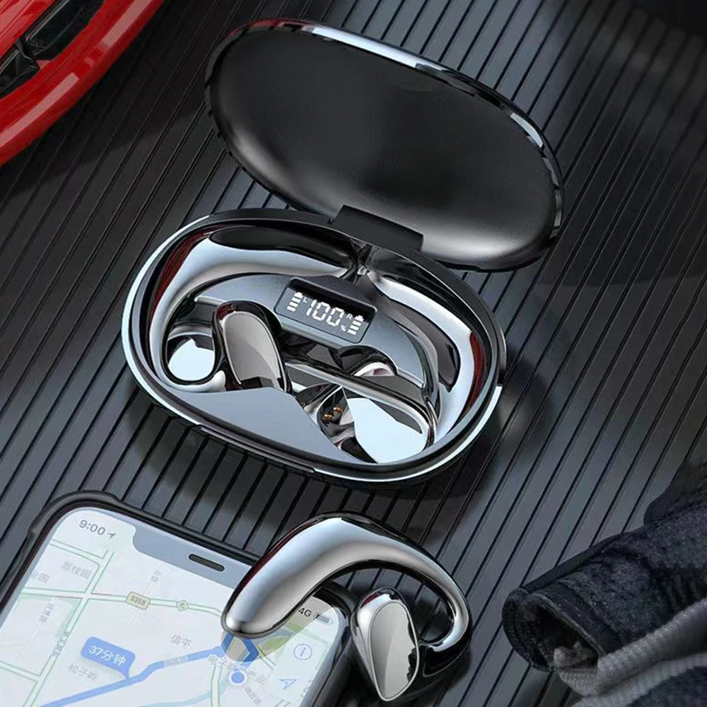 Беспроводная Спортивная Bluetooth-гарнитура с микрофоном 
Беспроводная Спортивная Bluetooth-гарнитура с микрофоном