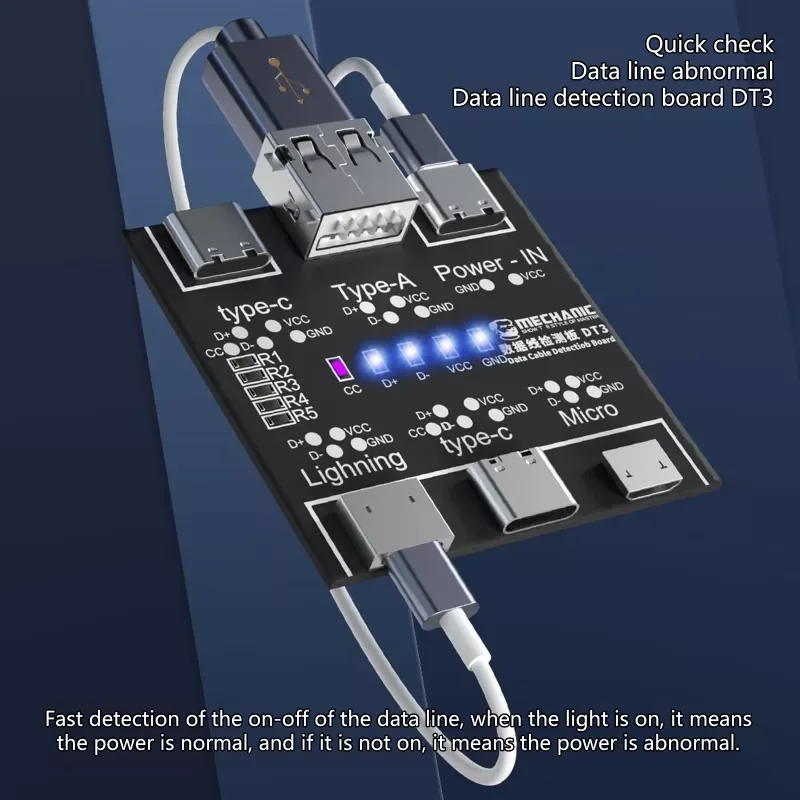 2023New USB Data Cable Test Board Data Cable Transfer Testing Tool for Lightning- Micro Type-C Port Fast Detection Lightweight H
2023New USB Data Cable Test Board Data Cable Transfer Testing Tool for Lightning- Micro Type-C Port Fast Detection Lightweight H