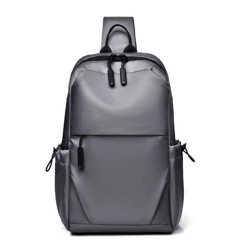 

Модная Простая мужская нагрудная сумка 2023, модная сумка через плечо, студенческий дорожный рюкзак, легкая мужская сумка через плечо