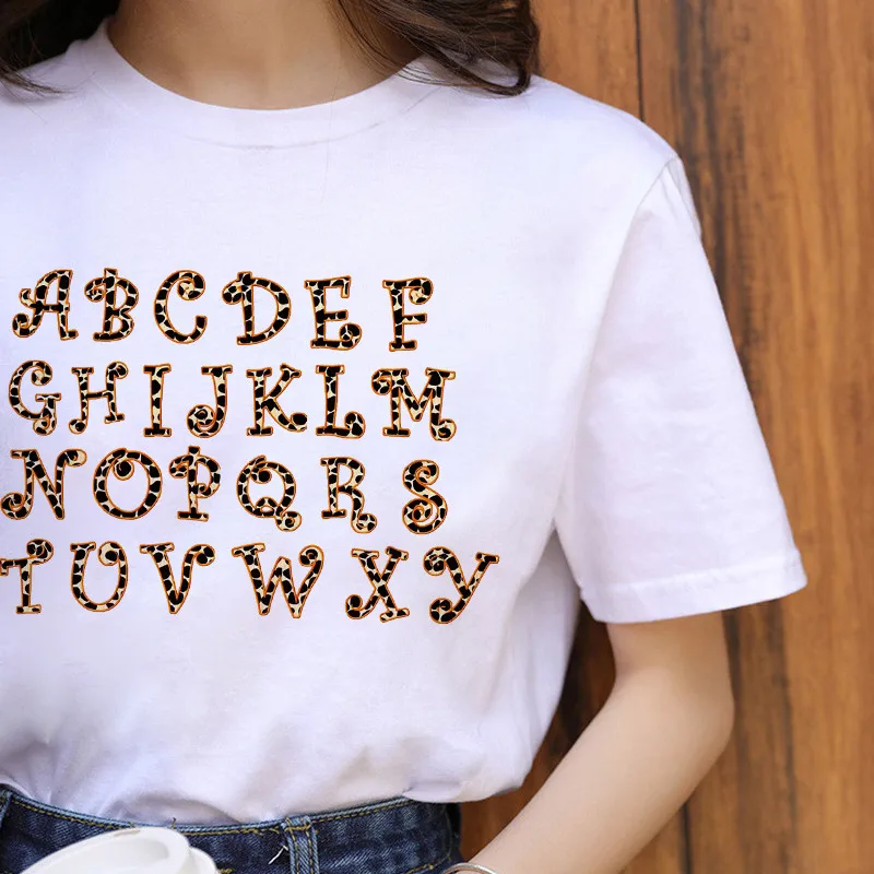 2021 New Fashion Tshirt Leopard print Letters printed Tshirt Ulzzang Harajuku Short Sleeve Female Hipster T-Shirt
2021 New Fashion Tshirt Leopard print Letters printed Tshirt Ulzzang Harajuku Short Sleeve Female Hipster T-Shirt