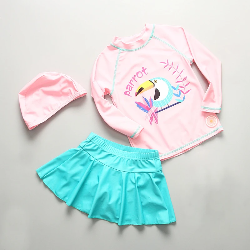 Cartoon Baby Girl Bathing Suit Sport 3 Pcs Children Swimwear Outdoor Beach Kids Swimsuit Long Sleeve Toddler Swimming Clohtes
Cartoon Baby Girl Bathing Suit Sport 3 Pcs Children Swimwear Outdoor Beach Kids Swimsuit Long Sleeve Toddler Swimming Clohtes