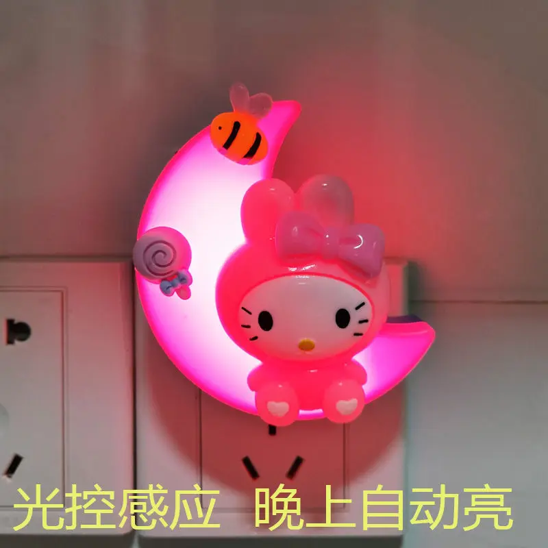 Hello Kitty Bedroom Baby Care Cute Plug-in Eye Protection Energy Saving Baby Sleep Light Lamp Control Small Sensor Night Light
Hello Kitty Bedroom Baby Care Cute Plug-in Eye Protection Energy Saving Baby Sleep Light Lamp Control Small Sensor Night Light