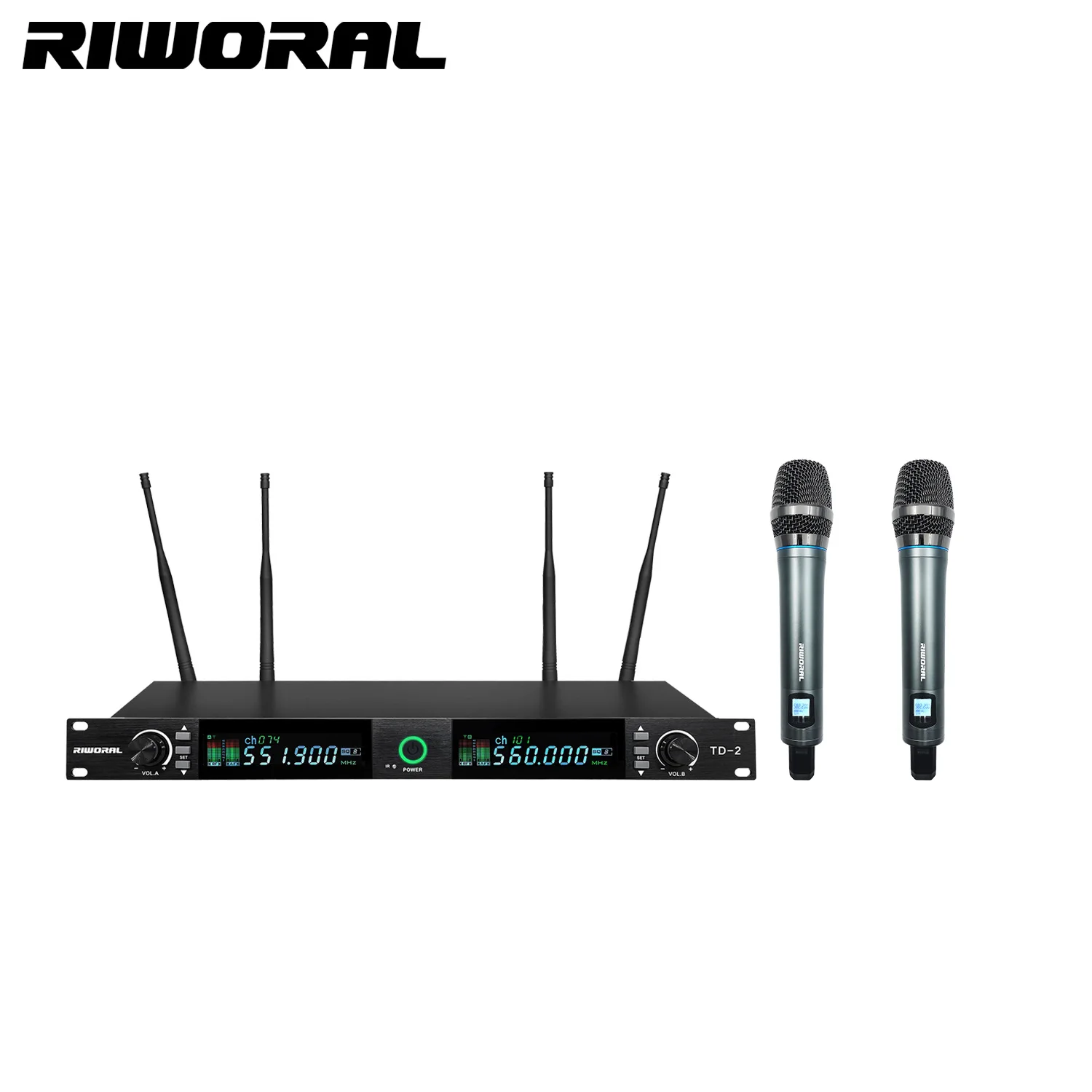 Riworal TD2 Factory Sale Professional Wireless Recording Studio Karaoke UHF Wireless Microphone For Recording
Riworal TD2 Factory Sale Professional Wireless Recording Studio Karaoke UHF Wireless Microphone For Recording