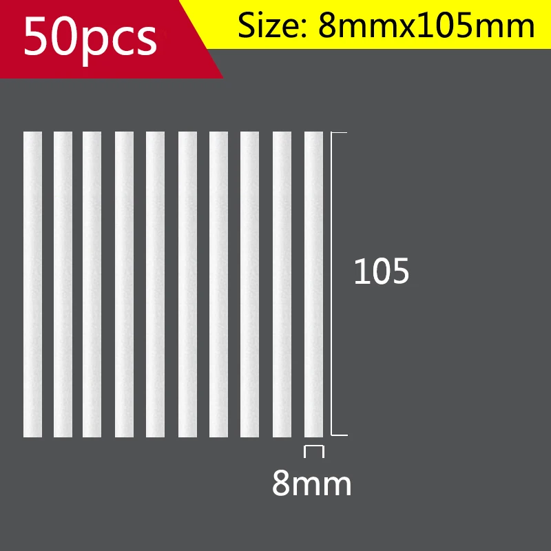 8mmx105mm 50pcs Filter USB Home Humidifier Aroma Diffuser Universal Super Absorbent Replacement Cotton wick Filters Wholesale
8mmx105mm 50pcs Filter USB Home Humidifier Aroma Diffuser Universal Super Absorbent Replacement Cotton wick Filters Wholesale