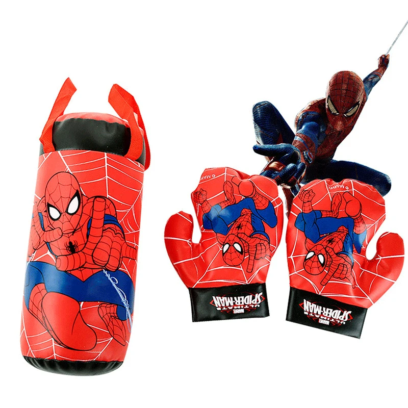 Disney Marvel Spiderman Kids Toy Gloves Avengers Sandbag Suit Birthday Gifts For Boys Boxing Outdoor Sports Decompression Toys
Disney Marvel Spiderman Kids Toy Gloves Avengers Sandbag Suit Birthday Gifts For Boys Boxing Outdoor Sports Decompression Toys