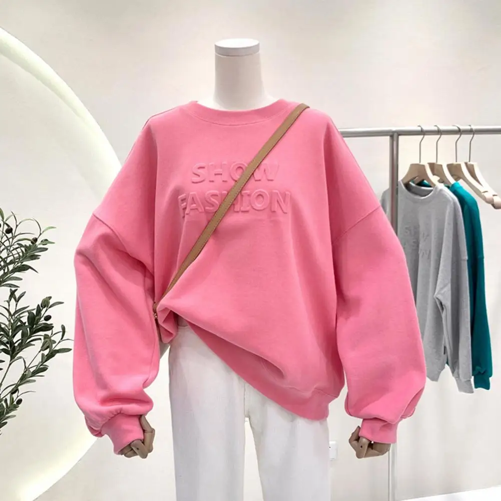 Women Winter Sweatshirt Loose Simple Style Thermal Round Neck Autumn Sweatshirt Lady Sweatshirt Female Clothes
Women Winter Sweatshirt Loose Simple Style Thermal Round Neck Autumn Sweatshirt Lady Sweatshirt Female Clothes