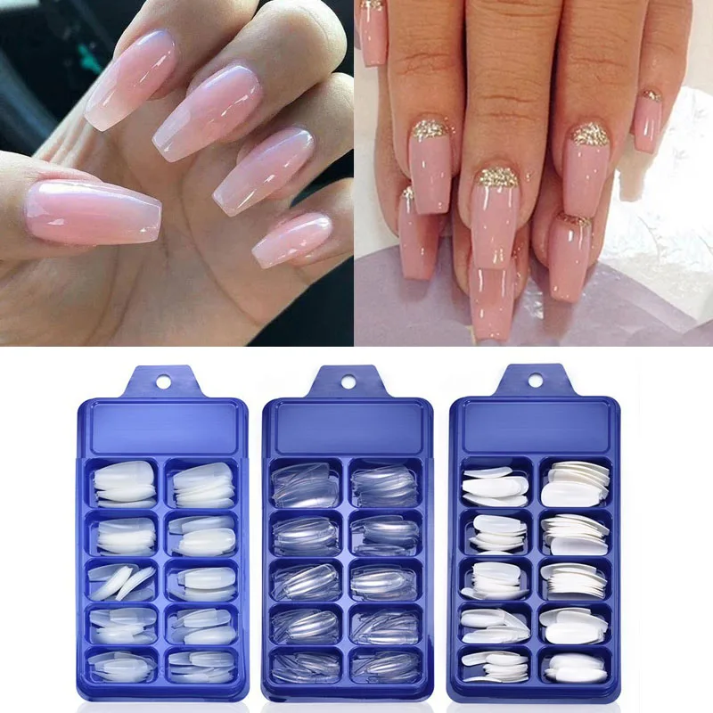 100Pcs Natural White French False Nail Tips Ballerina Full Cover Long Coffin Fake Nails Art Manicure Tools Artificial Fake Nails
100Pcs Natural White French False Nail Tips Ballerina Full Cover Long Coffin Fake Nails Art Manicure Tools Artificial Fake Nails