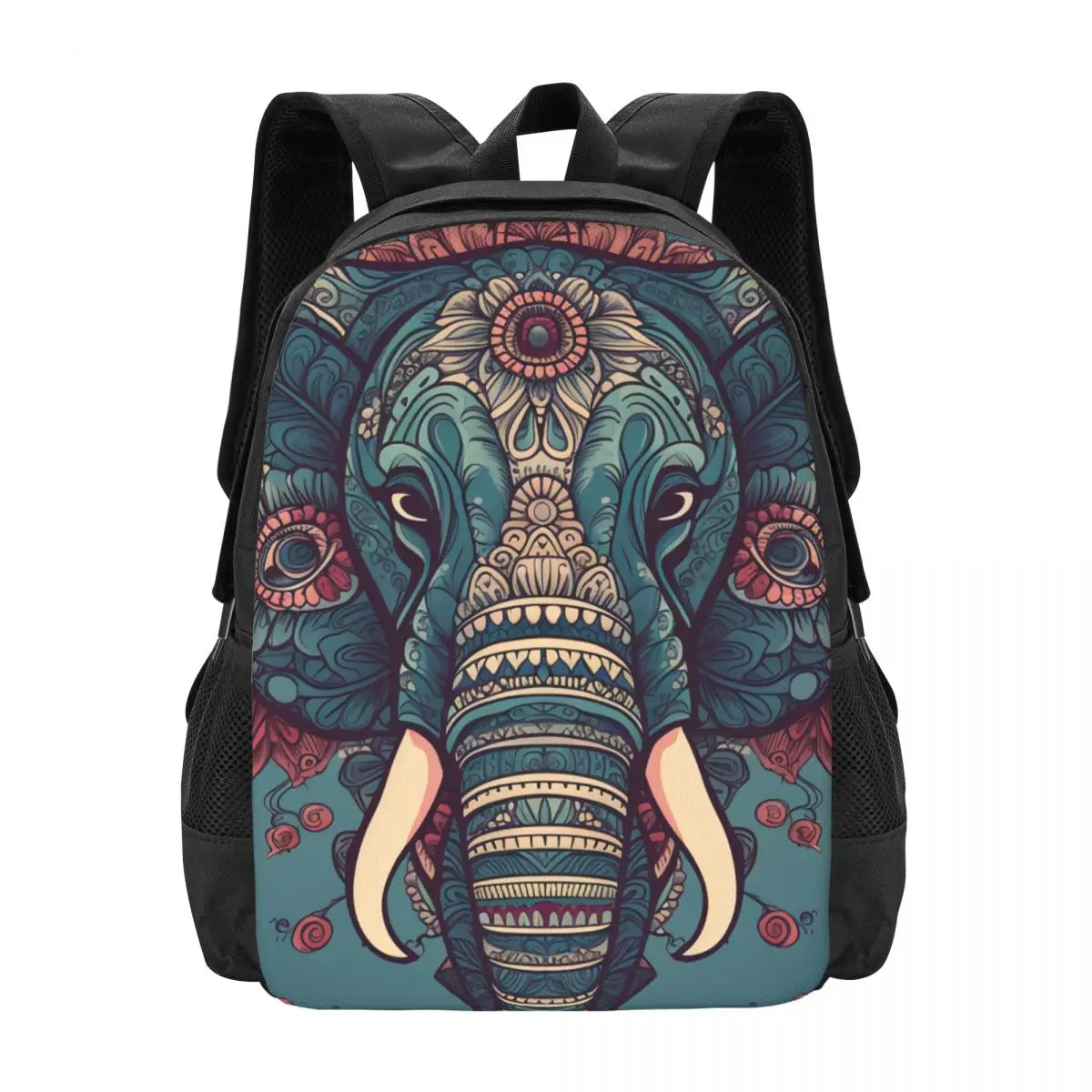 Elephant Backpack Animal Floral Mandala Outdoor Style Backpacks Female Streetwear High School Bags Custom Lightweight Rucksack
Elephant Backpack Animal Floral Mandala Outdoor Style Backpacks Female Streetwear High School Bags Custom Lightweight Rucksack