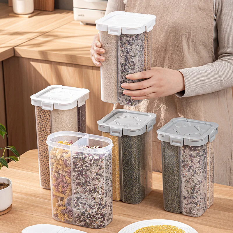 2300ML Cereal Dispenser Kitchen Organizer Food Container Plastic Storage Containers Transparent for Kitchen Sealed Storage Box
2300ML Cereal Dispenser Kitchen Organizer Food Container Plastic Storage Containers Transparent for Kitchen Sealed Storage Box
