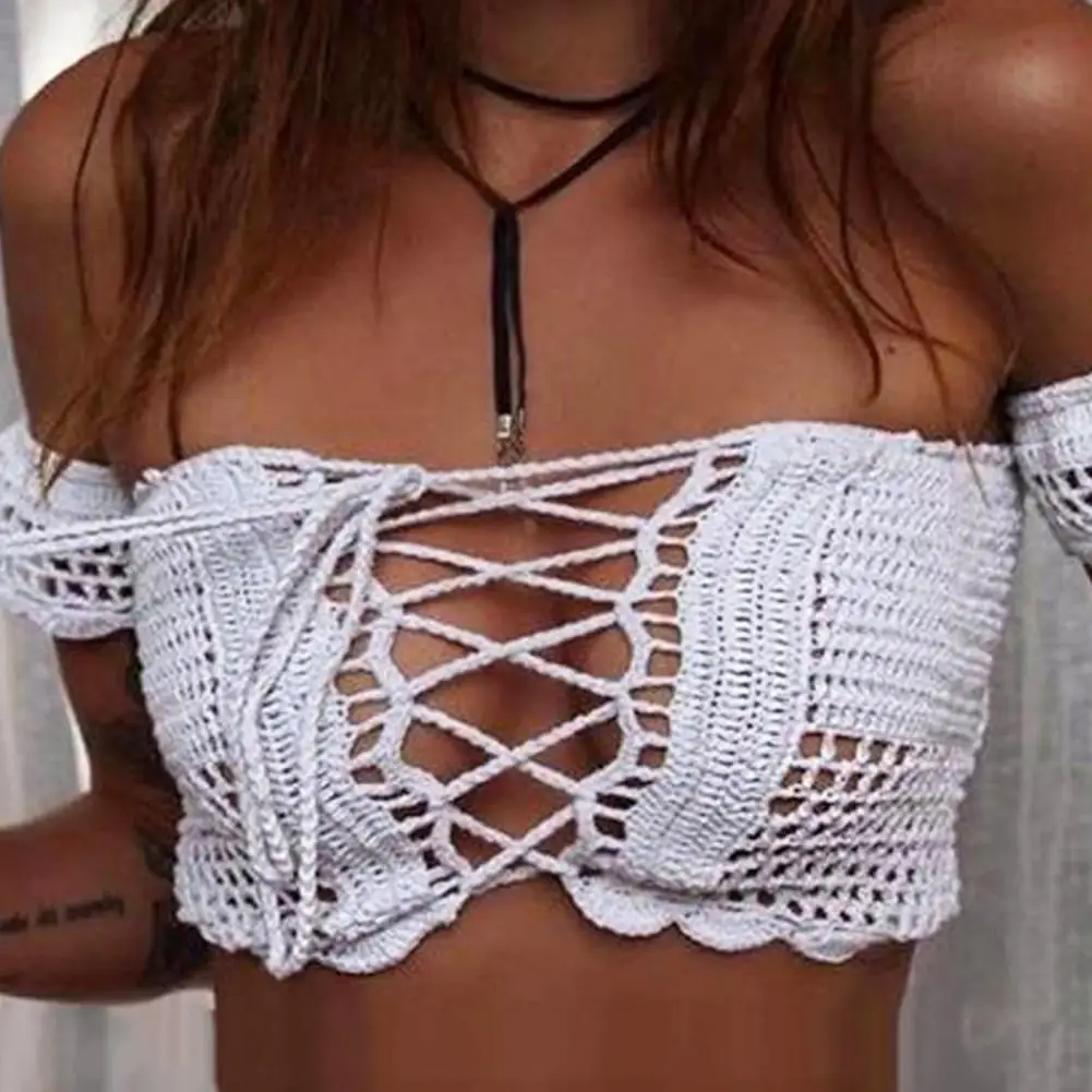 2022New Fashion Beach Bikini Set Knitting Swimsuit Crochet Bohemia Style Off Shoulder Bathing Handmade Tassels Sexy Bikini Bra
2022New Fashion Beach Bikini Set Knitting Swimsuit Crochet Bohemia Style Off Shoulder Bathing Handmade Tassels Sexy Bikini Bra