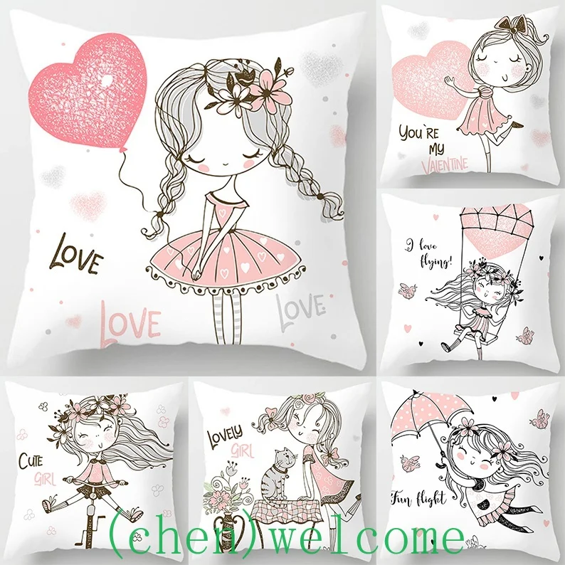 Love Birthday Little Girl Group Pillow Pink Series Pillow Gift Home Office Decoration Pillow Bedroom Sofa Car Cushion Cover
Love Birthday Little Girl Group Pillow Pink Series Pillow Gift Home Office Decoration Pillow Bedroom Sofa Car Cushion Cover