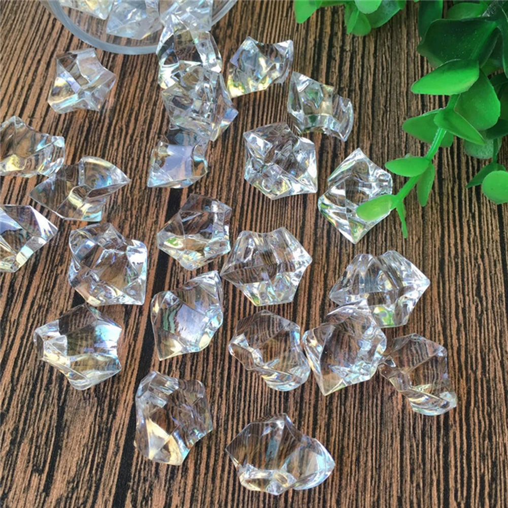 1000pcs Acrylic Diamond Crystal Ice Rock Stone Transparent Aquarium Fish Tank Decoration Acrylic Vase Fillers For Home Decor
1000pcs Acrylic Diamond Crystal Ice Rock Stone Transparent Aquarium Fish Tank Decoration Acrylic Vase Fillers For Home Decor