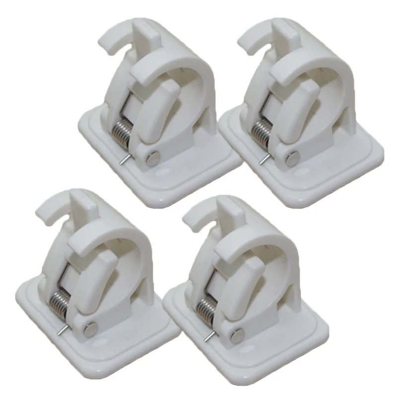 Accessories Curtain rod Bracket 4Pcs Hanger Rack Plastic White Household Hanging Crossbar Hooks Organizer Rails
Accessories Curtain rod Bracket 4Pcs Hanger Rack Plastic White Household Hanging Crossbar Hooks Organizer Rails