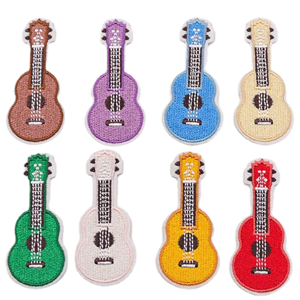 8 Pcs Guitar Appliques Garment Patches Delicate DIY Embroidered Clothes Musical Instrument
8 Pcs Guitar Appliques Garment Patches Delicate DIY Embroidered Clothes Musical Instrument