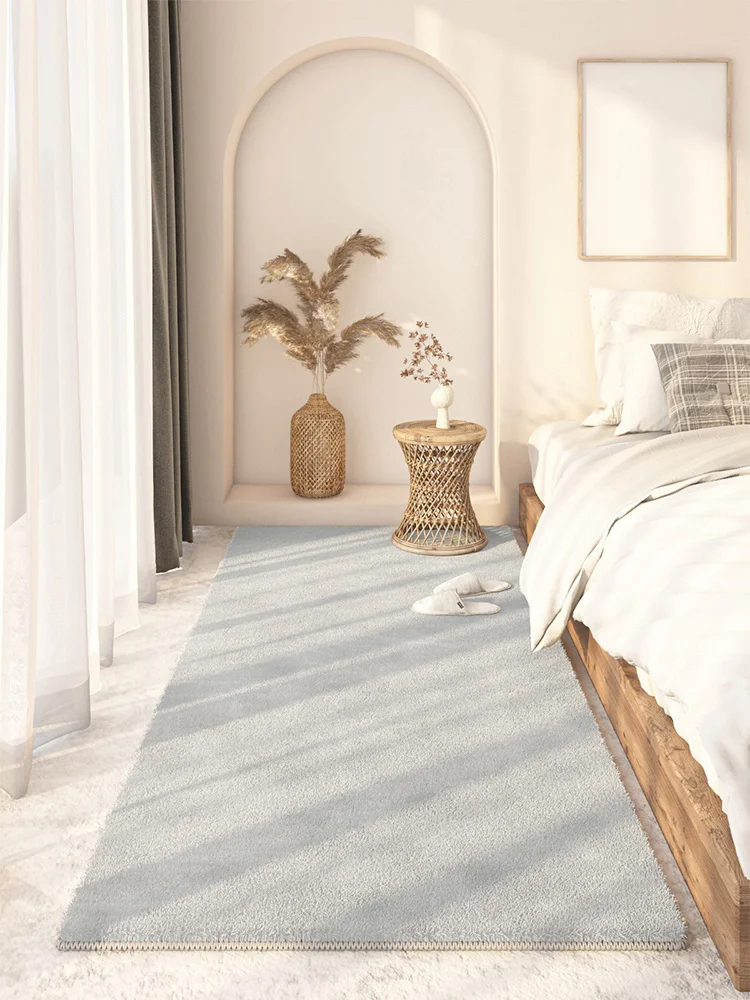 Solid color bedroom Japanese simple bedside living room sofa coffee table carpet plain thickened floor mat
Solid color bedroom Japanese simple bedside living room sofa coffee table carpet plain thickened floor mat