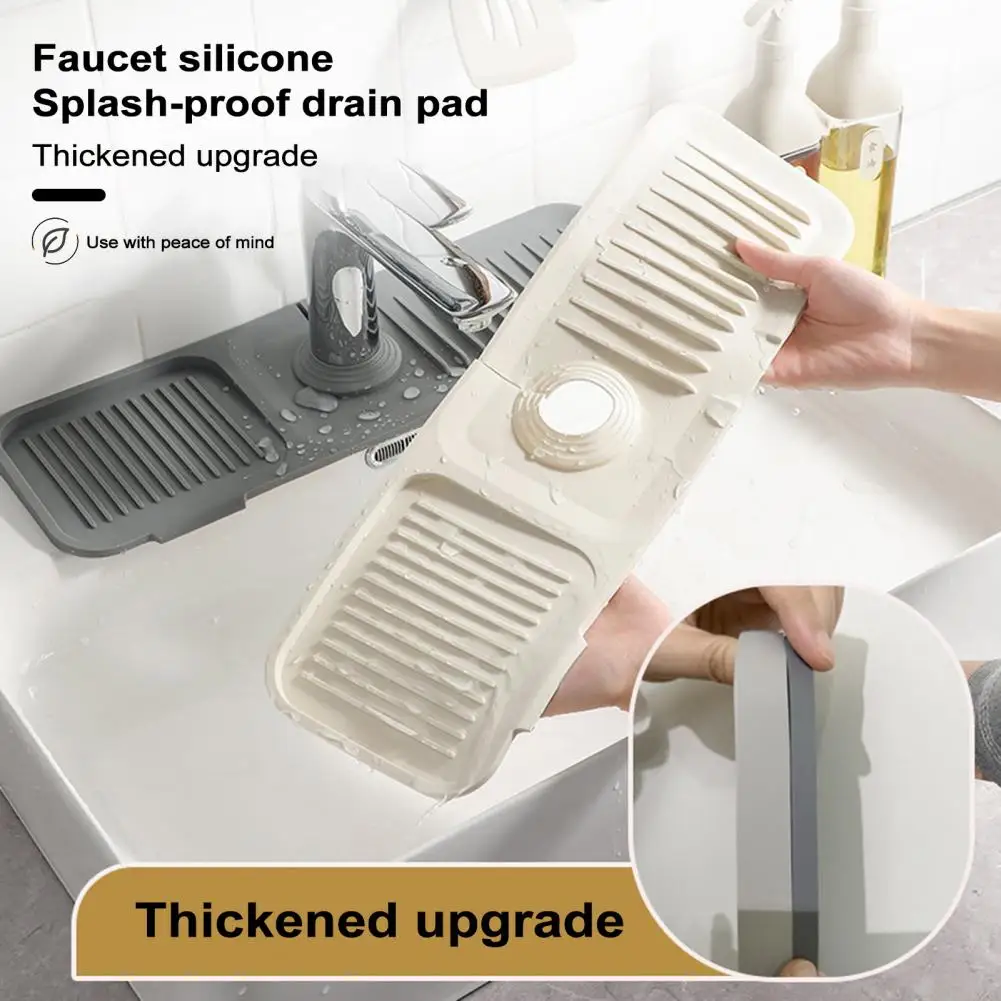 Draining Mat Foldable Silicone Sink Splash Guard Non-Slip Countertop Protector Faucet Draining Pad Kitchen Supply
Draining Mat Foldable Silicone Sink Splash Guard Non-Slip Countertop Protector Faucet Draining Pad Kitchen Supply