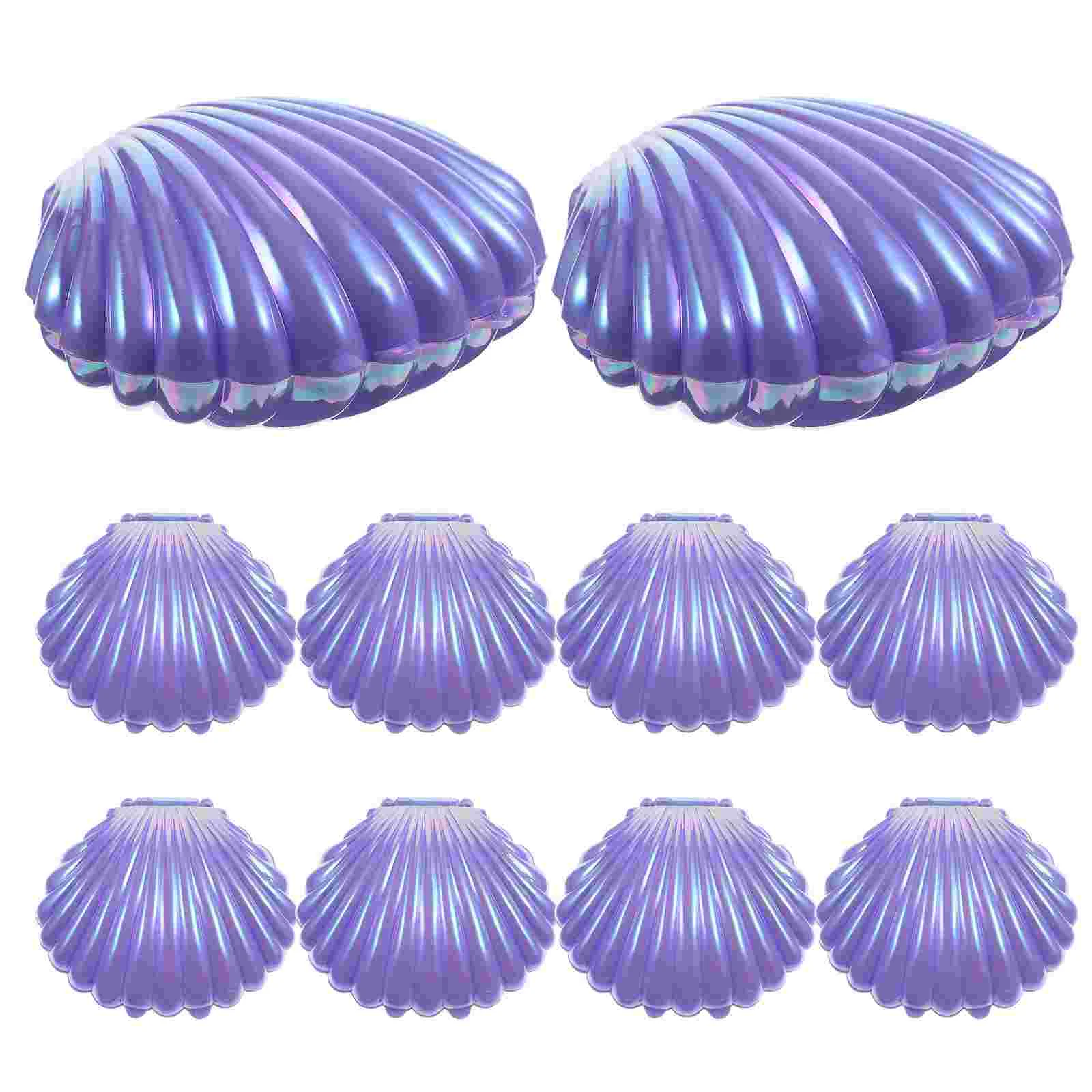 

Sea Shells Candy Boxes Seashell Party Favor Containers Clam Treat Holders Plastic Chocolate Box Wedding Birthday