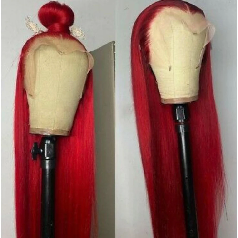 Synthetic Lace Front Wig Heat Resistant Red High Density Long Straight Black Wig Glueless Cosplay Wigs For Black Women
Synthetic Lace Front Wig Heat Resistant Red High Density Long Straight Black Wig Glueless Cosplay Wigs For Black Women