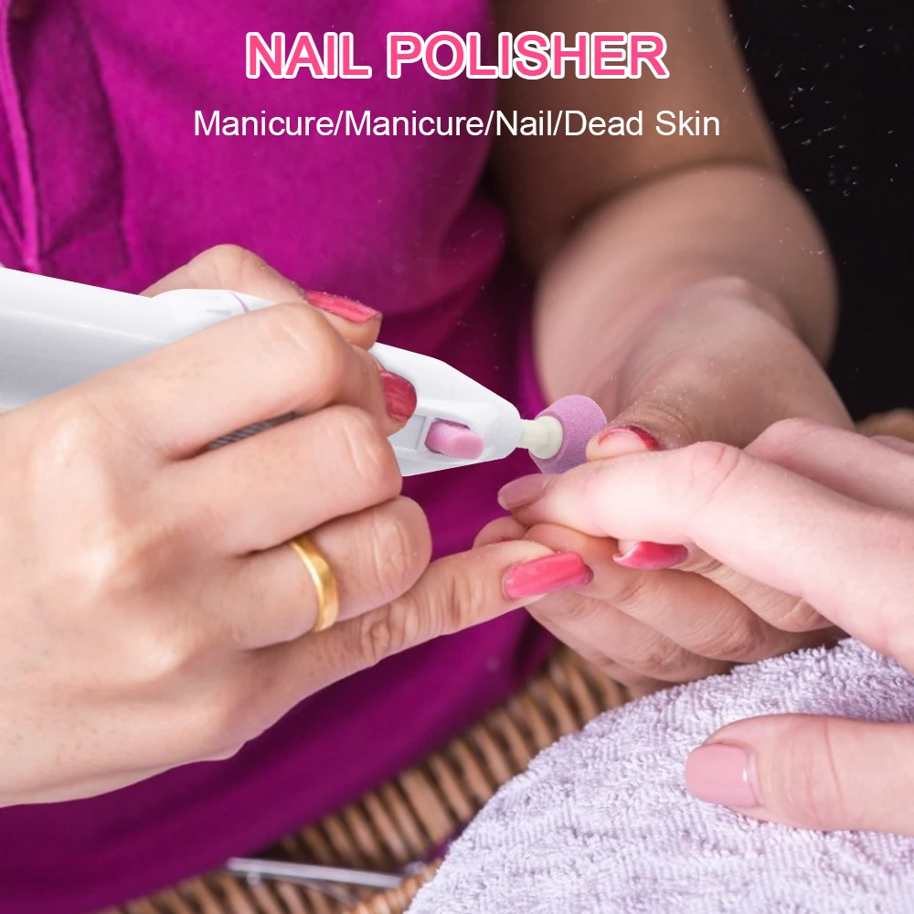 New Electric Nail Drill Kit Portable Manicure Pedicure Buffer 5In1 Fingernail Grinder Toe Polisher Grinding Shape Tool Sticker
New Electric Nail Drill Kit Portable Manicure Pedicure Buffer 5In1 Fingernail Grinder Toe Polisher Grinding Shape Tool Sticker