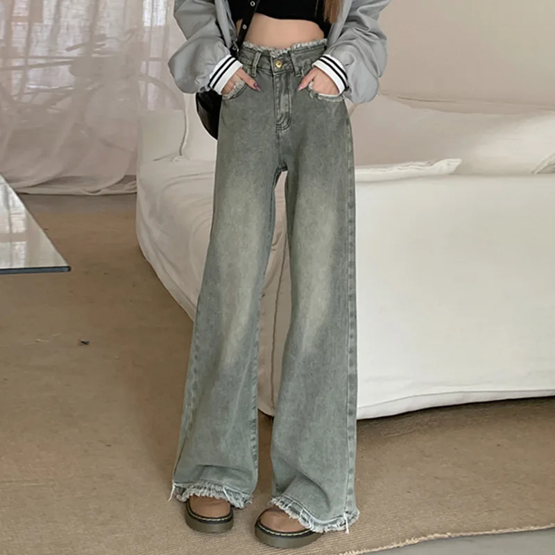 Summer Women Jeans Y2k Casual Streetwear Vintage Baggy Trouser High Waist Loose Straight Wide Leg Jeans Female
Summer Women Jeans Y2k Casual Streetwear Vintage Baggy Trouser High Waist Loose Straight Wide Leg Jeans Female