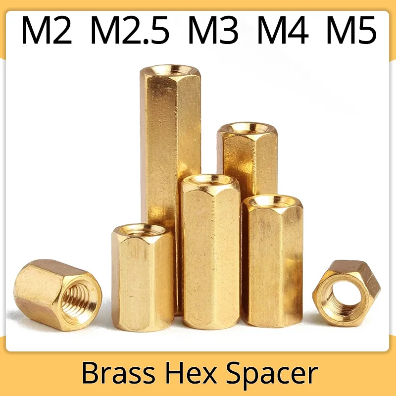 M2 M2.5 M3 M4 M5 Stud Mount Brass Hex Spacer Board Pillar Hexagon Thread PCB Motherboard Nut Hollow Column Standoff Bolt Screw
M2 M2.5 M3 M4 M5 Stud Mount Brass Hex Spacer Board Pillar Hexagon Thread PCB Motherboard Nut Hollow Column Standoff Bolt Screw