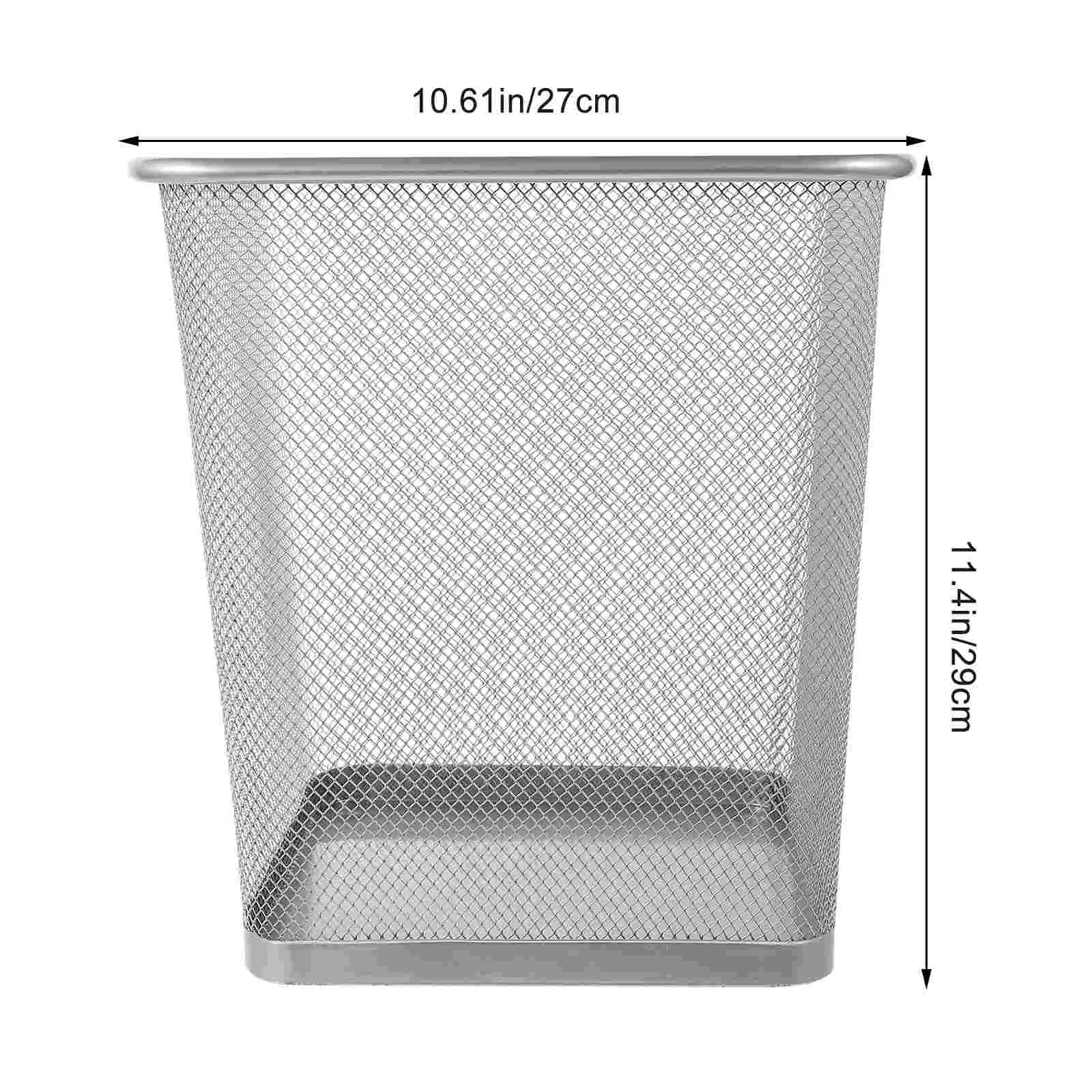 Trash Bin Can Basket Garbage Metal Mesh Office Waste Rubbish Bathroom Cans Kitchen Paper Wastepaper Storage Wastebasket Laundry
Trash Bin Can Basket Garbage Metal Mesh Office Waste Rubbish Bathroom Cans Kitchen Paper Wastepaper Storage Wastebasket Laundry