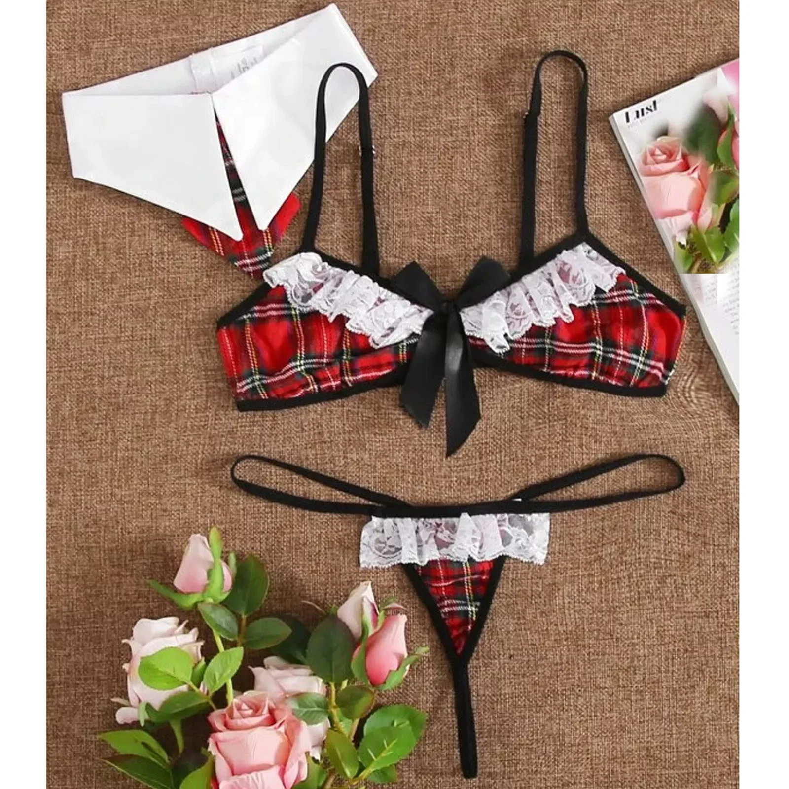 Кружевная модель 2021, стринги и ночное белье с лямкой на шее, новинка, лидер продаж, Женский комплект пижам, стринги, нижнее белье, костюмы
Кружевная модель 2021, стринги и ночное белье с лямкой на шее, новинка, лидер продаж, Женский комплект пижам, стринги, нижнее белье, костюмы