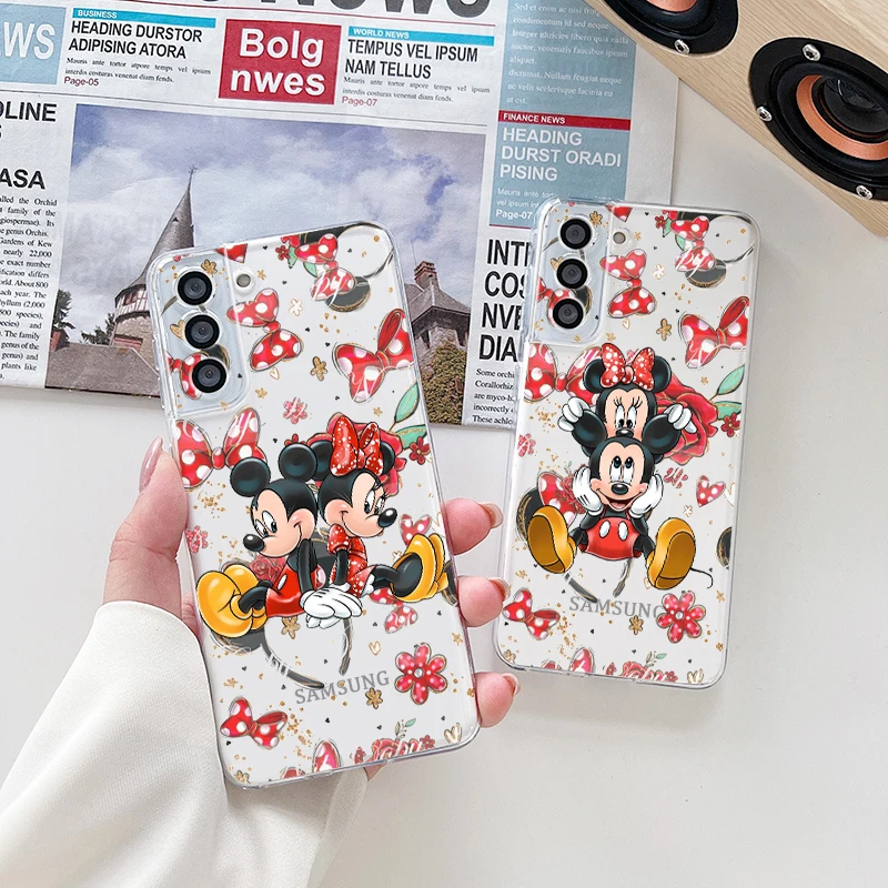 Luxury mickey minnie disney Phone Case For Samsung S23 S22 S21 S20 FE Ultra Pro Lite S10 5G S10E M52 Plus Transparent Cover
Luxury mickey minnie disney Phone Case For Samsung S23 S22 S21 S20 FE Ultra Pro Lite S10 5G S10E M52 Plus Transparent Cover