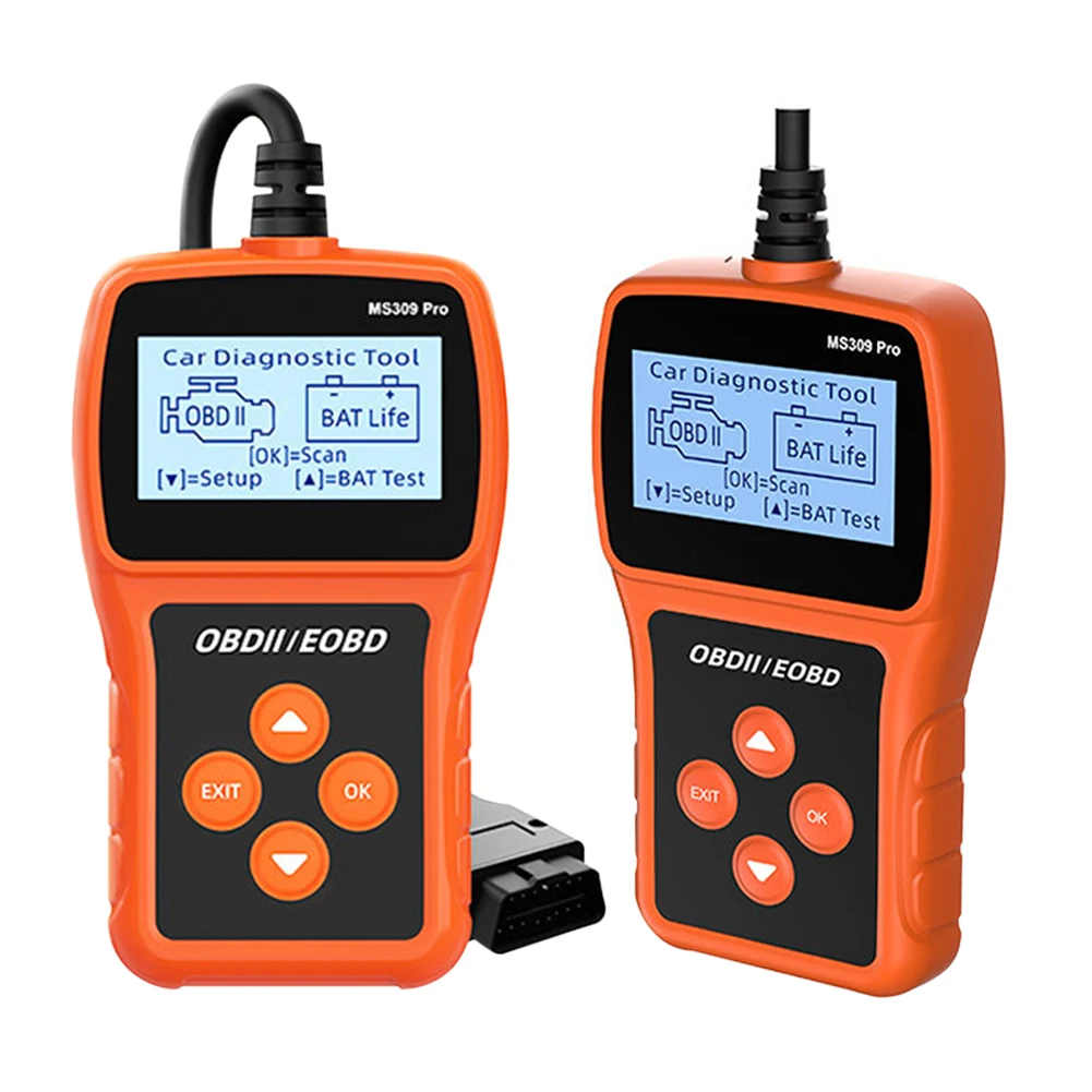 MS309PRO OBD2 Scanner Diagnostic Tool Battery Tester Car Fault Code Reader Automotive Engine Tester Analyzer 2.4" Display
MS309PRO OBD2 Scanner Diagnostic Tool Battery Tester Car Fault Code Reader Automotive Engine Tester Analyzer 2.4" Display