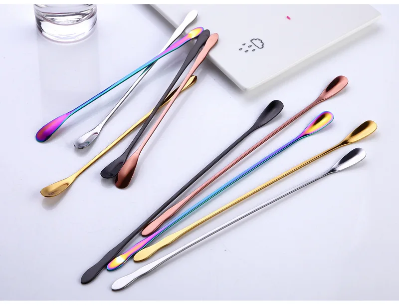 2pcs set, colorful stainless steel long stiring spoon, barre dip for honey, breaking food, cooking spoon, dips bar sticks, stir
2pcs set, colorful stainless steel long stiring spoon, barre dip for honey, breaking food, cooking spoon, dips bar sticks, stir