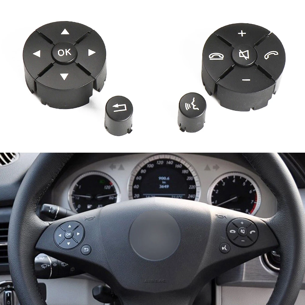 Button Steering Wheel Switch 1Pair 2pc/1set Black Control For Mercedes-Benz Replacement Steering Wheel Durable
Button Steering Wheel Switch 1Pair 2pc/1set Black Control For Mercedes-Benz Replacement Steering Wheel Durable