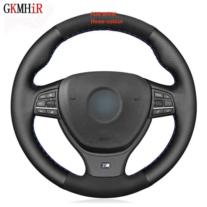 DIY Black Genuine Leather Suede Car Steering Wheel Cover For BMW serie 5 520i 528i F10 F11 F07 2009-2017 M5 F10 2011-2013
DIY Black Genuine Leather Suede Car Steering Wheel Cover For BMW serie 5 520i 528i F10 F11 F07 2009-2017 M5 F10 2011-2013