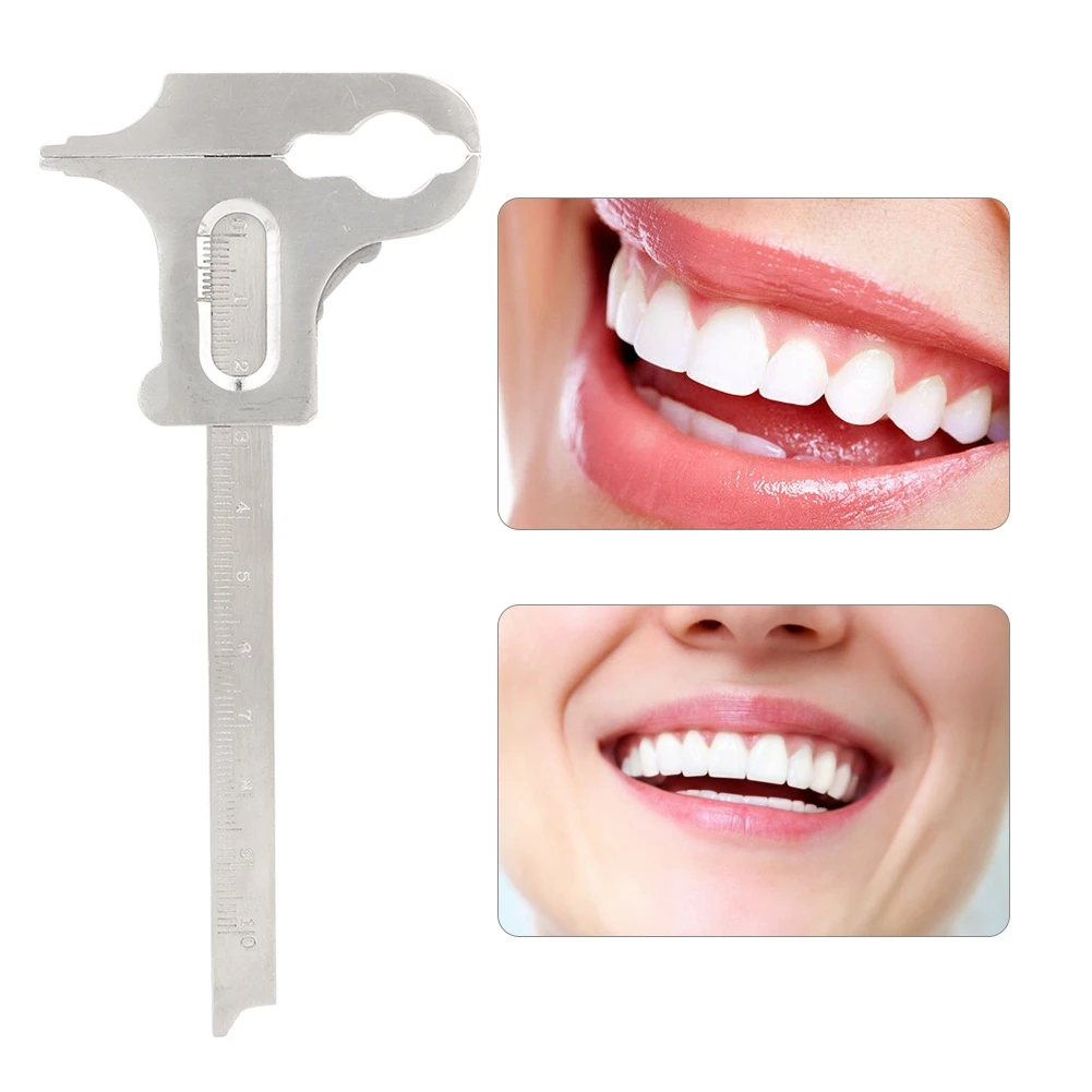 

Adult Ultra Precision Stainless Steel Dentist Vernier Caliper Orthodontic Technician Measuring Ruler Measurement Tool For Dental