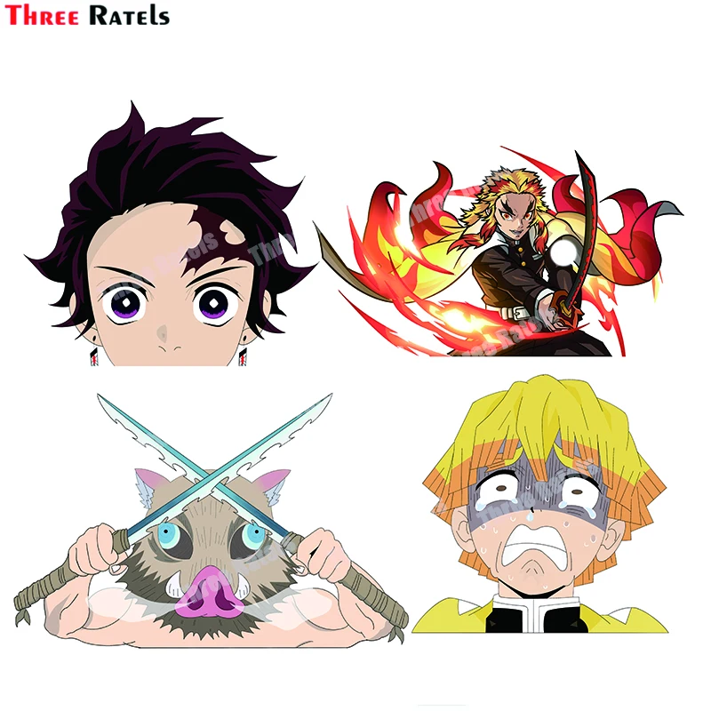 Three Ratels B361 Anime Role Inosuke Rengoku Tanjiro And Zenitsu Stickers For Laptop Car Decoration Auto Accessory Decals
Three Ratels B361 Anime Role Inosuke Rengoku Tanjiro And Zenitsu Stickers For Laptop Car Decoration Auto Accessory Decals