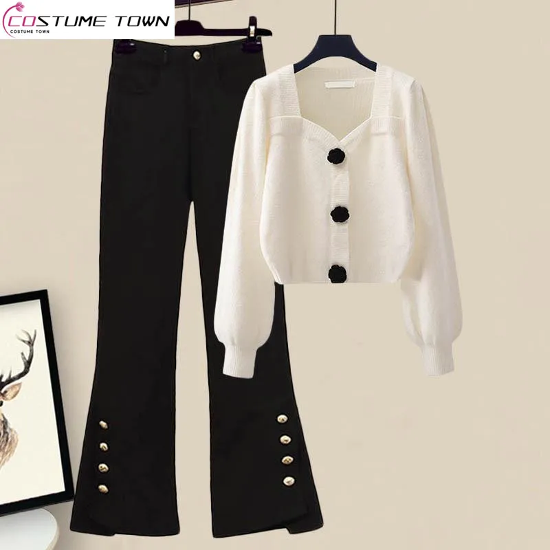 Spring and Autumn Fashion Casual Women's Set 2023 New Vintage Gentle Sweater Slim High Waist Jeans Two-piece Set
Spring and Autumn Fashion Casual Women's Set 2023 New Vintage Gentle Sweater Slim High Waist Jeans Two-piece Set