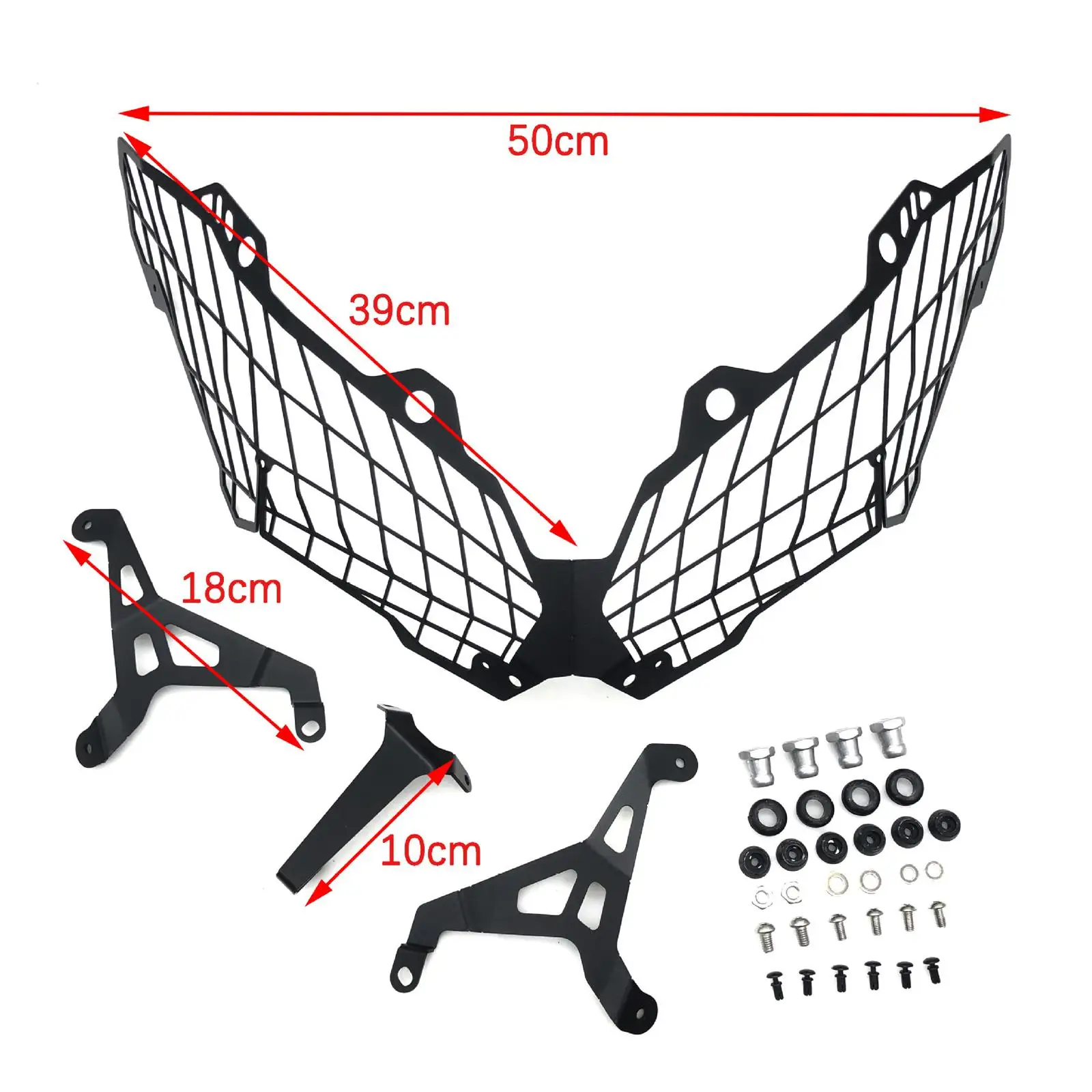 Headlamp Mesh Grill Easy Installation Headlight Protector Guard for Kawasaki Versys650 2015-2020 Parts Upgrade Replacement
Headlamp Mesh Grill Easy Installation Headlight Protector Guard for Kawasaki Versys650 2015-2020 Parts Upgrade Replacement