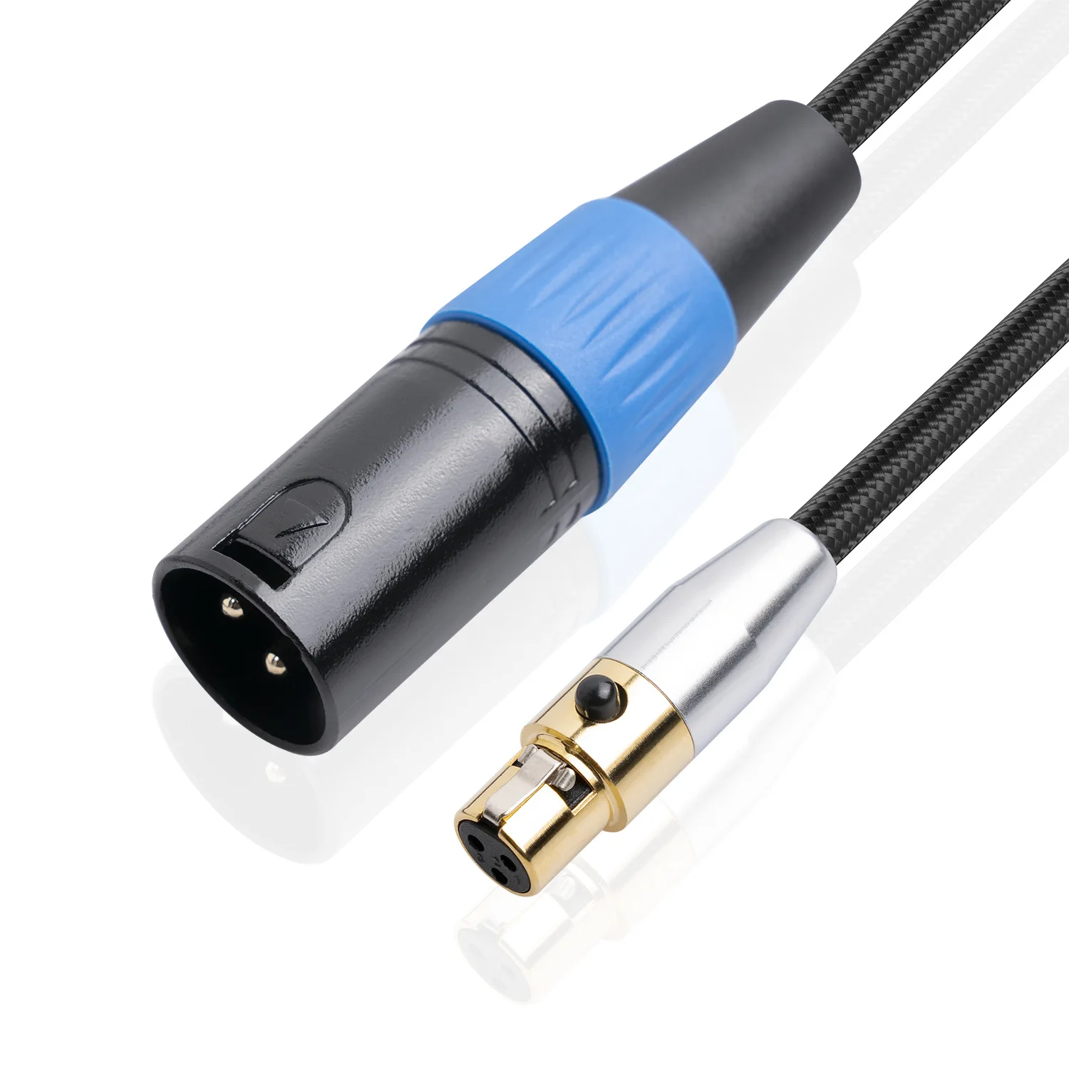 Gold plated head mini XLR female turn XLR male live sound card camera microphone Cannon dual shield transfer cable
Gold plated head mini XLR female turn XLR male live sound card camera microphone Cannon dual shield transfer cable