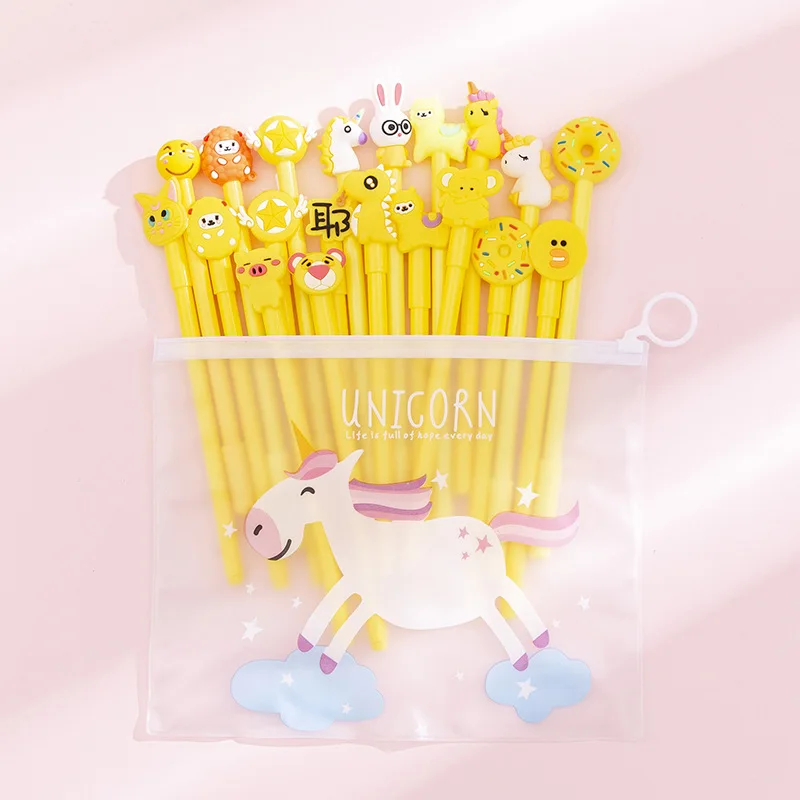 Cloud Unicorn Pencil Case Yellow Pen Set Gel Pen Art Pen Student Black Signature Pen Random 20pcs Net Red Pen Stationery Set 
Cloud Unicorn Pencil Case Yellow Pen Set Gel Pen Art Pen Student Black Signature Pen Random 20pcs Net Red Pen Stationery Set