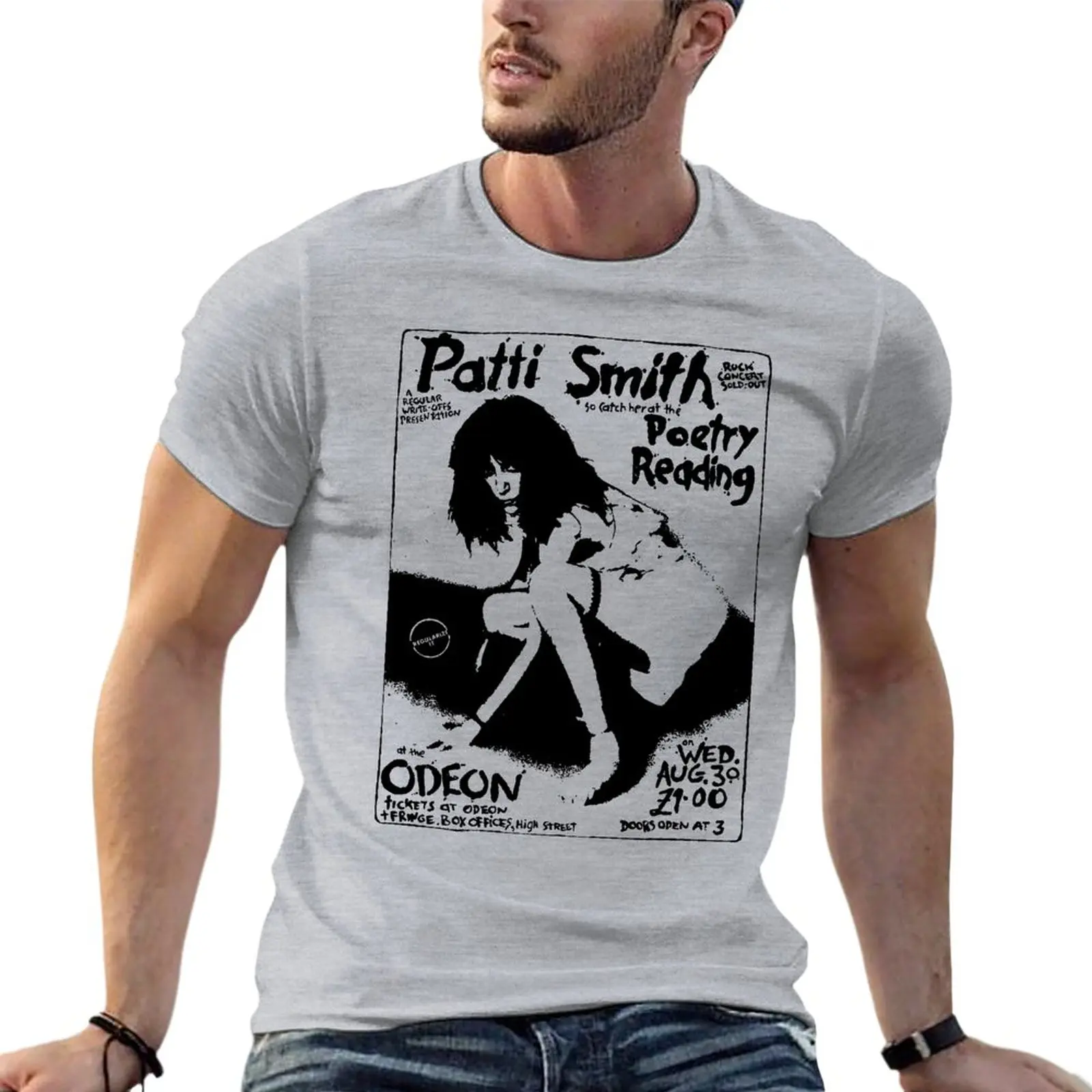 Patti Smith Gig Poster Flyer Punk Rock Band Oversize T Shirts Summer Men'S Clothes Short Sleeve Streetwear Big Size Top Tee
Patti Smith Gig Poster Flyer Punk Rock Band Oversize T Shirts Summer Men'S Clothes Short Sleeve Streetwear Big Size Top Tee