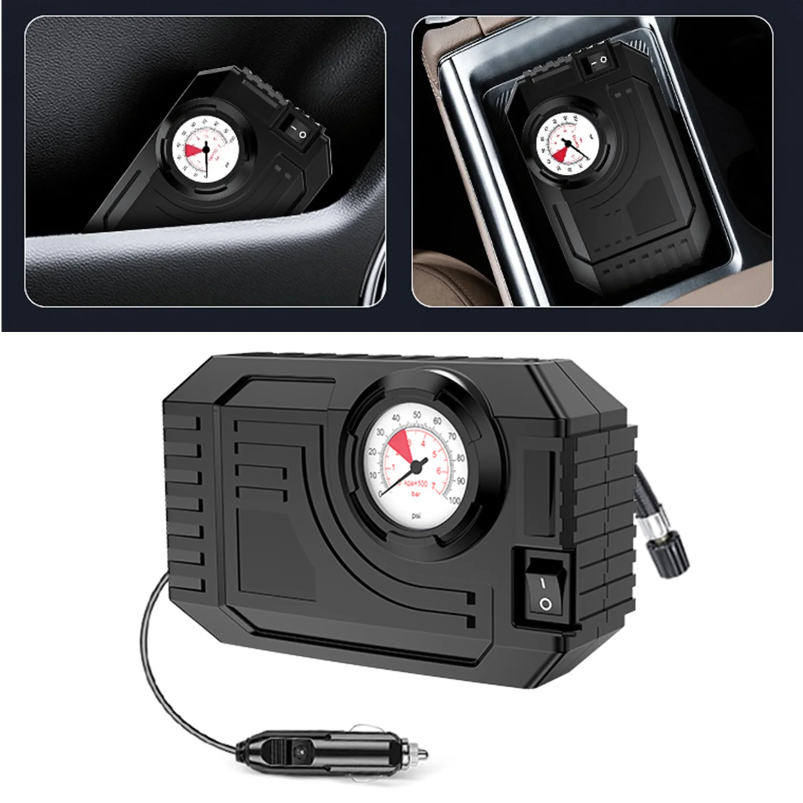 Air Car Compressor Inflator Pump Tire Inflator Portable Air Electric Pump For Car Bike Motorcycle Quick Gas Replenishment
Air Car Compressor Inflator Pump Tire Inflator Portable Air Electric Pump For Car Bike Motorcycle Quick Gas Replenishment