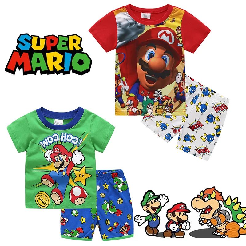Новинка 2022, детская одежда Super Mario, летняя Пижама для мальчиков с коротким рукавом, детская одежда для отдыха, хлопковые шорты с принтом и кор...
Новинка 2022, детская одежда Super Mario, летняя Пижама для мальчиков с коротким рукавом, детская одежда для отдыха, хлопковые шорты с принтом и кор...