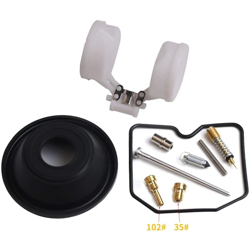 4X Carburetor Repair Kit Configure Vacuum Diaphragm And Float For Kawasaki ZRX400/ZRX-II ZR400C/E/F Keihin 1989-1997
4X Carburetor Repair Kit Configure Vacuum Diaphragm And Float For Kawasaki ZRX400/ZRX-II ZR400C/E/F Keihin 1989-1997