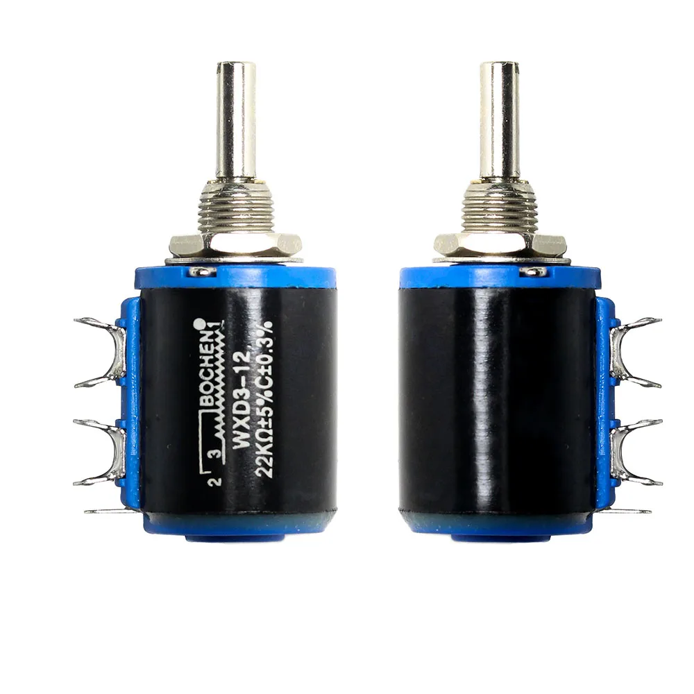 2PCS WXD3 Potentiometer WXD3-12-1W 10K 1K 2.2K 220R 22K 3.3K 33K 4.7K 470R 47K Wirewound Potentiometer
2PCS WXD3 Potentiometer WXD3-12-1W 10K 1K 2.2K 220R 22K 3.3K 33K 4.7K 470R 47K Wirewound Potentiometer