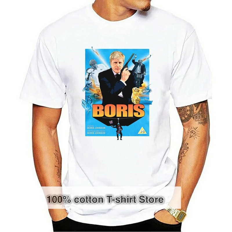 Борис Джонсон, новая хлопковая футболка, Повседневная модная футболка с принтом
Борис Джонсон, новая хлопковая футболка, Повседневная модная футболка с принтом