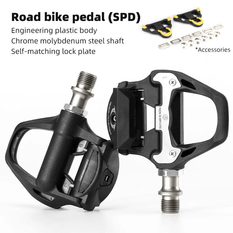 ROCKBROS Bicycle Pedals Self Lock SPD LOOK Bike Pedals Aliuminum Nylon Sealed Bearing Road Cycling Pedals Ultralight Bike Pedal
ROCKBROS Bicycle Pedals Self Lock SPD LOOK Bike Pedals Aliuminum Nylon Sealed Bearing Road Cycling Pedals Ultralight Bike Pedal