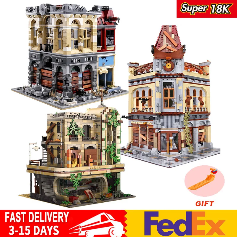 Compatible with Lego Street View Series MOC-40173 Modular The Ruins City Architecture Building Blocks Models Toys for Boys Gifts
Compatible with Lego Street View Series MOC-40173 Modular The Ruins City Architecture Building Blocks Models Toys for Boys Gifts