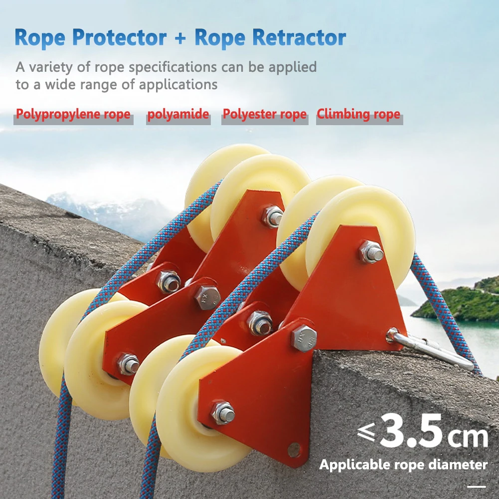 Aerial Work Manual Save Effort Cable Retractor Protector 40-180 Degree Labor-saving Foldable Wall Corner Rope Pulley
Aerial Work Manual Save Effort Cable Retractor Protector 40-180 Degree Labor-saving Foldable Wall Corner Rope Pulley