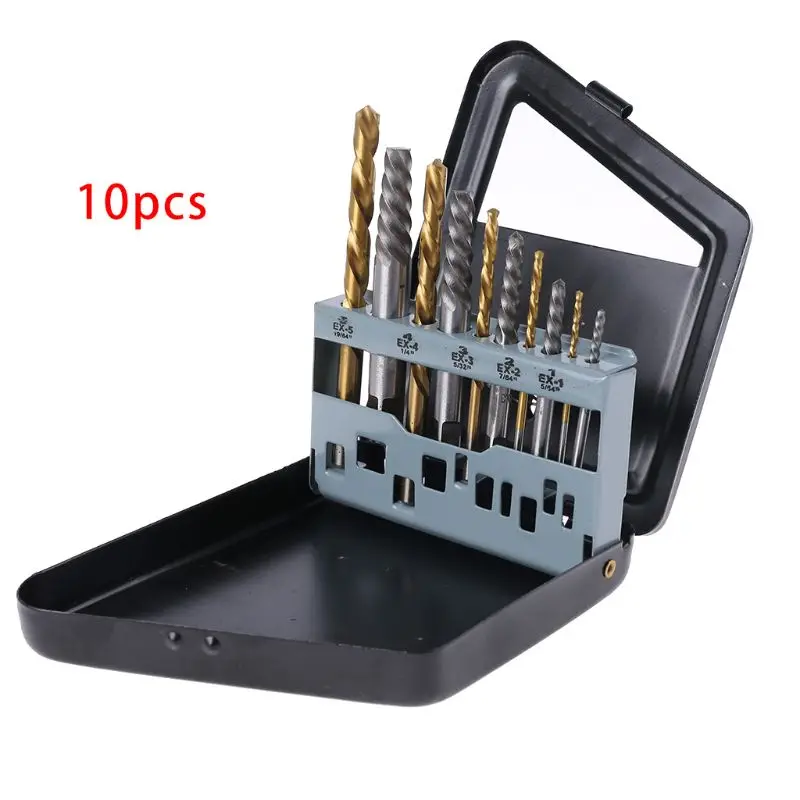 plating DurableDouble Side Drill Out Damaged Screw Extractor Out Remover Handymen Broken Bolt Stud Removal Tool
plating DurableDouble Side Drill Out Damaged Screw Extractor Out Remover Handymen Broken Bolt Stud Removal Tool