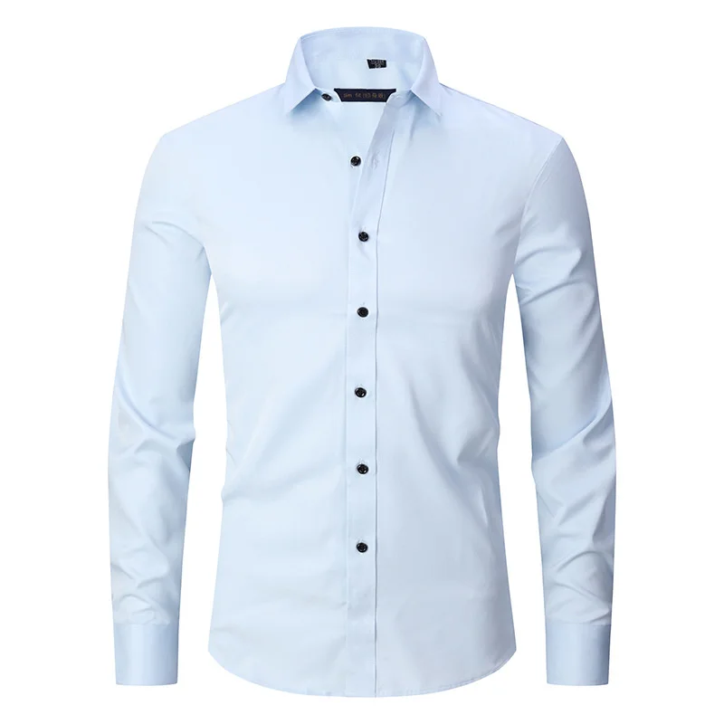 2023 trendy men's long -sleeved cross -border men's fashion men's shirt men's jacket slim pure color inch shirt
2023 trendy men's long -sleeved cross -border men's fashion men's shirt men's jacket slim pure color inch shirt
